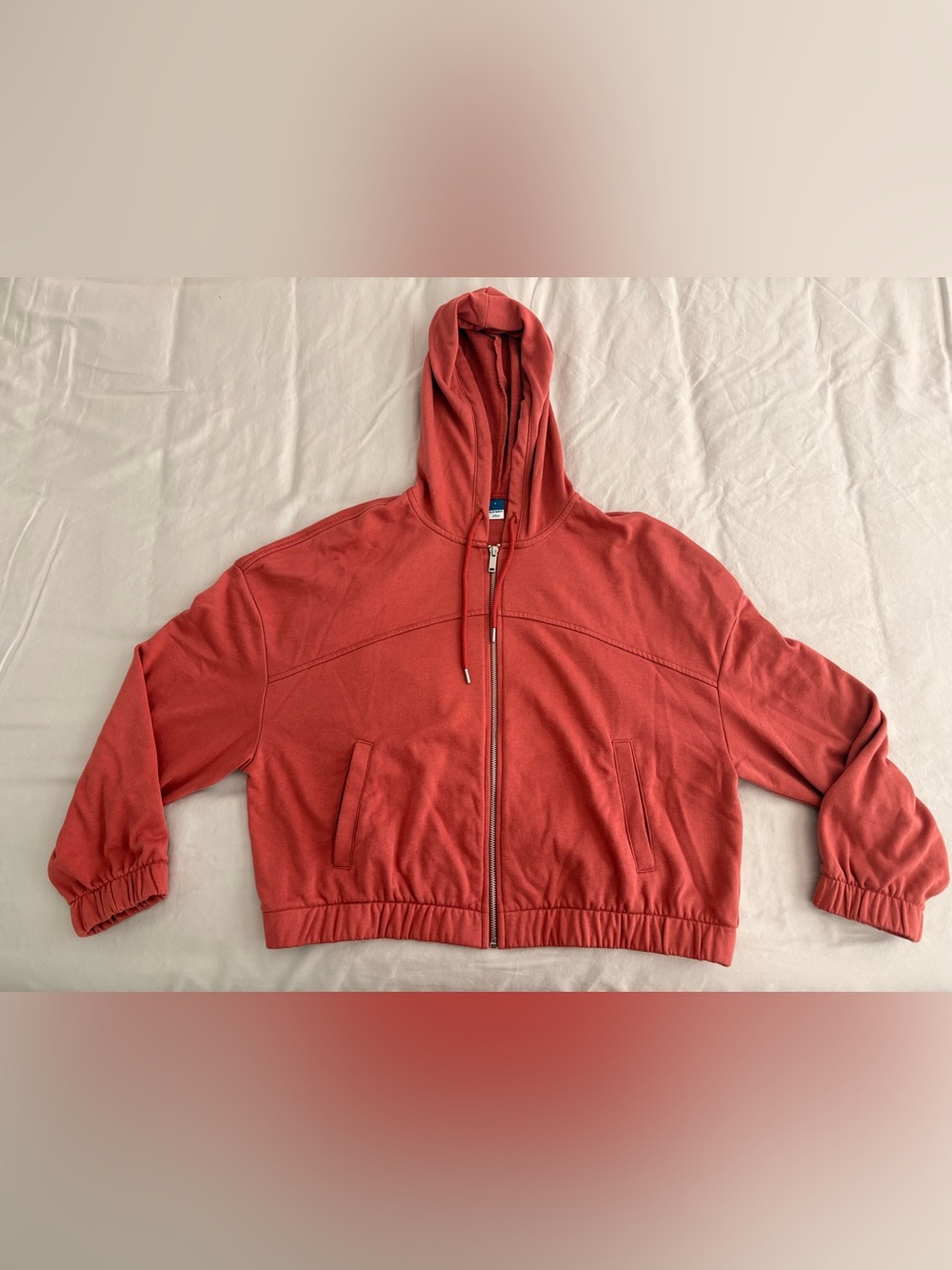 Old Navy Brick Red Full Zip Hoodie